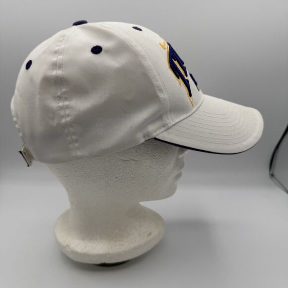 LSU Tigers White Adjustable Hat Top of the World Embroidered Cap Adult - Picture 3 of 11
